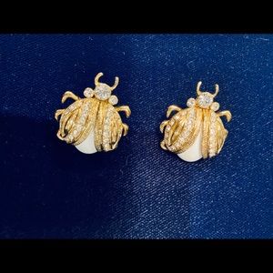 Kate Spade Caledonia June Bug Earrings Rare